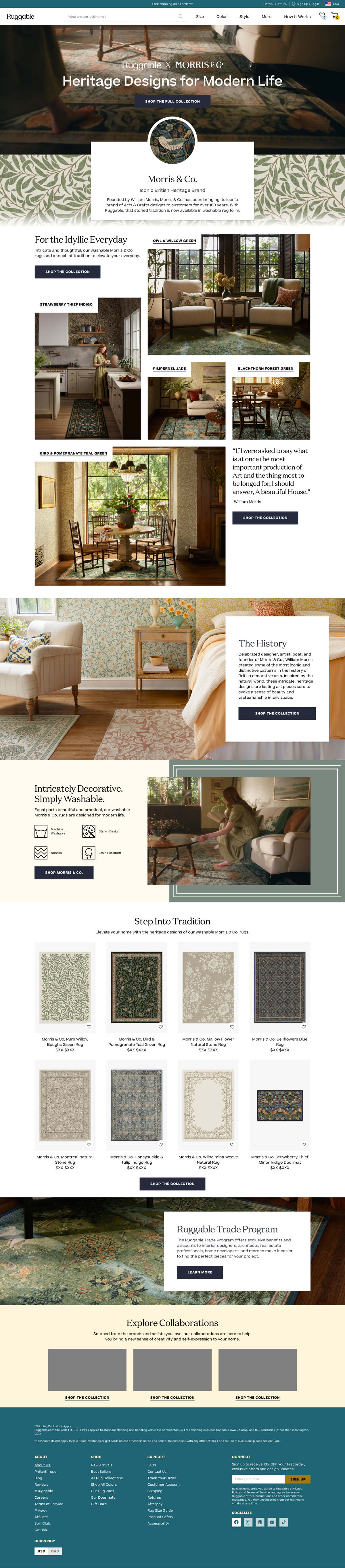 Morris & Co. collaboration · desktop LP