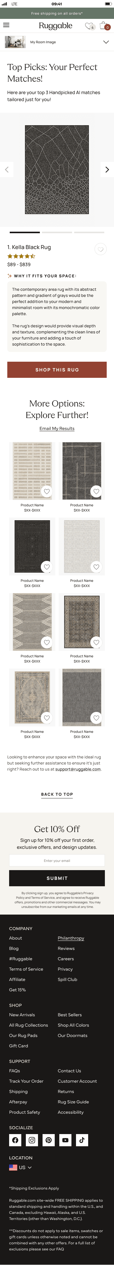 Designable shipped — results