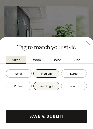 Designable v2 — tags moved to an opt-in second screen with categorized tabs