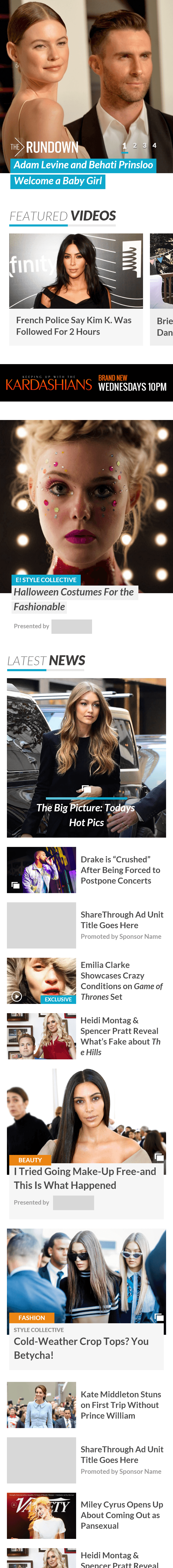 Front door · full home feed long-scroll