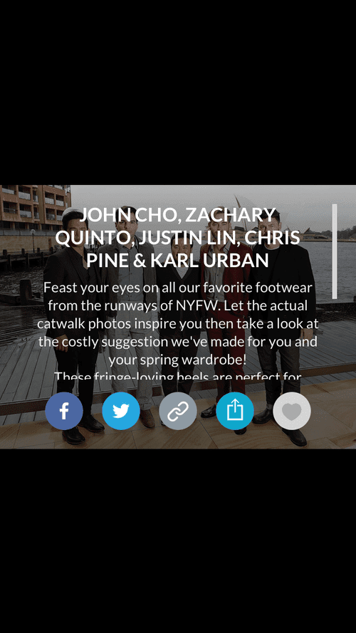 In-app photo gallery · detail view with caption