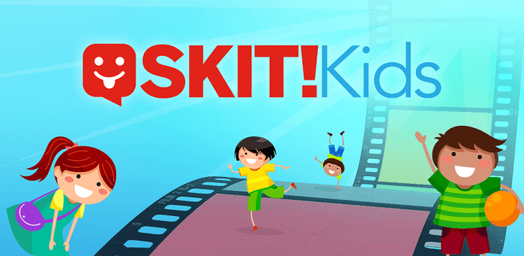 Skit! feature graphic showing the core creation experience
